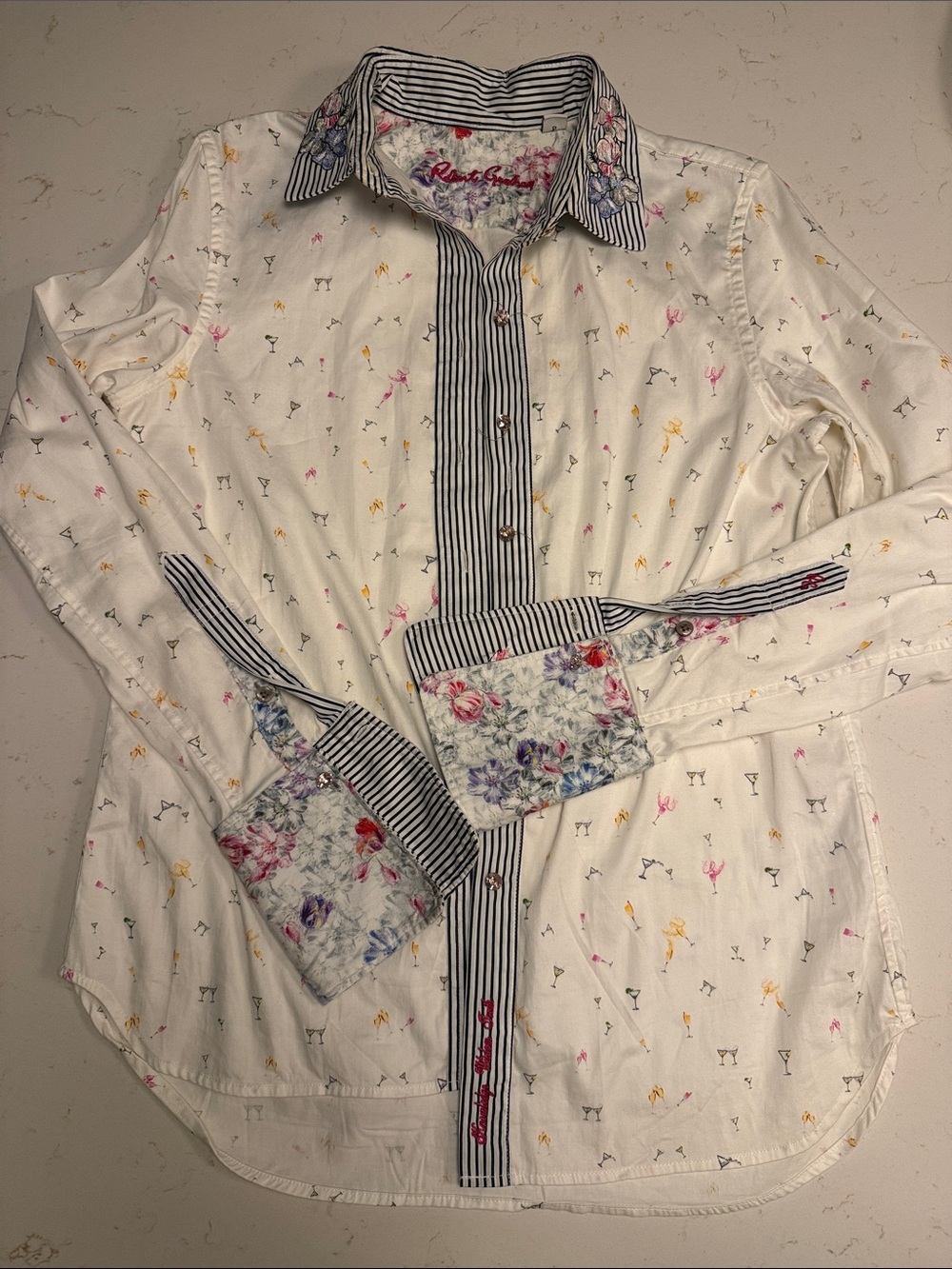 Women’s Robert Graham Priscilla Floral Button-Up Blouse